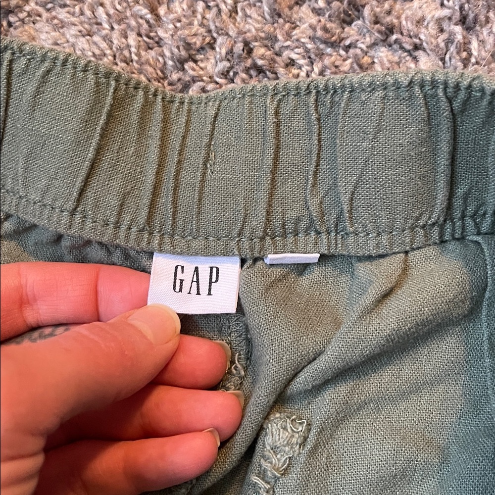 GAP Olive Casual Trousers - Picture 2 of 5